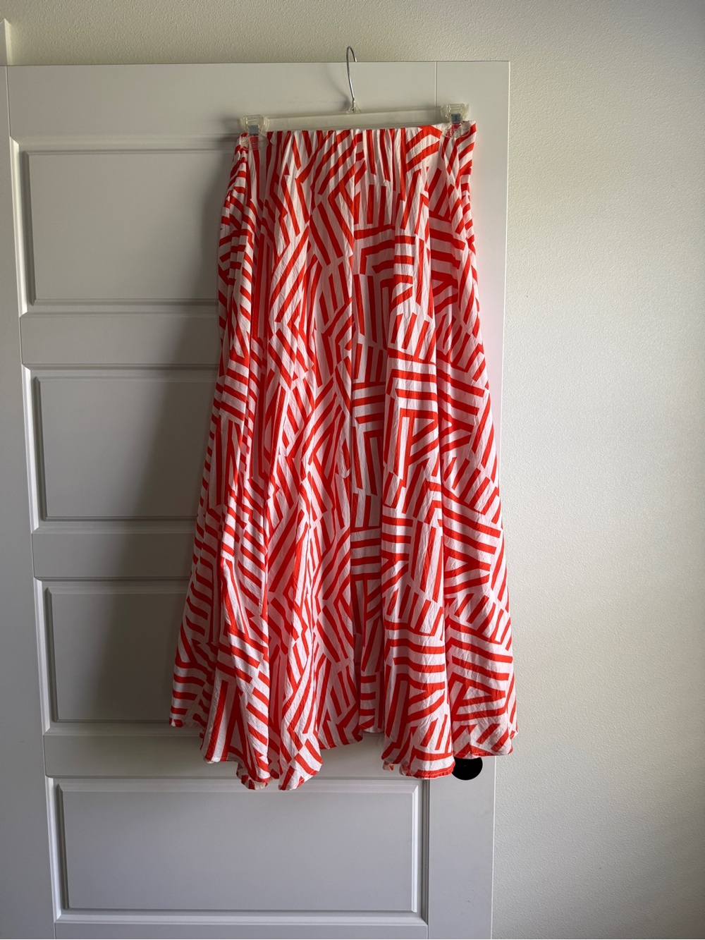 Ces Femme Abstract Flowy Maxi Skirt